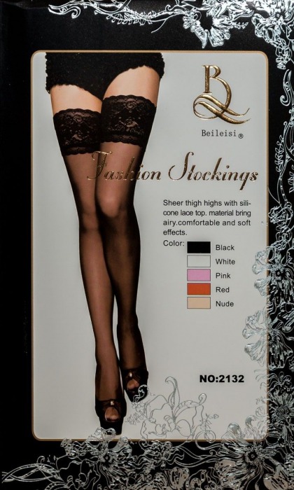 Чулочки на широкой ажурной резинке на силиконе - Джага-Джага купить с доставкой