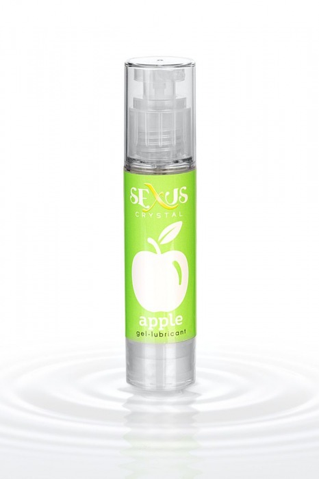 Увлажняющий лубрикант с ароматом яблока Crystal Apple - 60 мл. - Sexus - купить с доставкой в Новосибирске