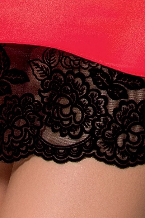 Соблазнительная сорочка с кружевной отделкой Polina - Passion купить с доставкой