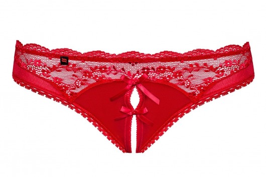 Открытые трусики Lovica с цветочным рисунком кружева - Obsessive купить с доставкой