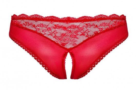 Открытые трусики Lovica с цветочным рисунком кружева - Obsessive купить с доставкой