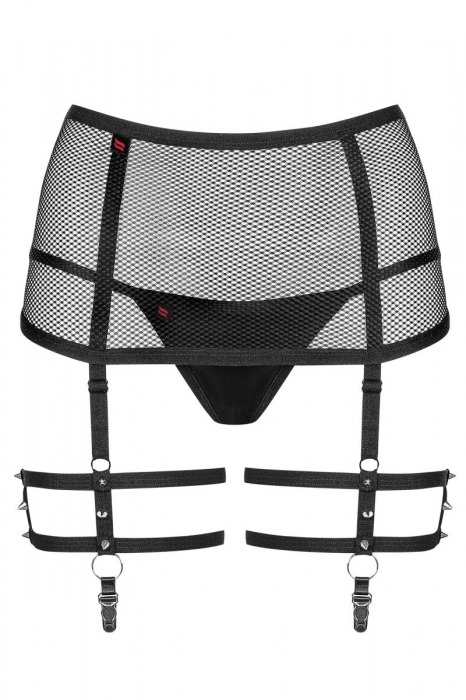 Чувственный пояс для чулок с гартерами - Obsessive купить с доставкой