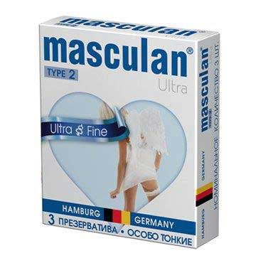 Ультратонкие презервативы Masculan Ultra Fine с обильной смазкой - 3 шт. - Masculan - купить с доставкой в Новосибирске