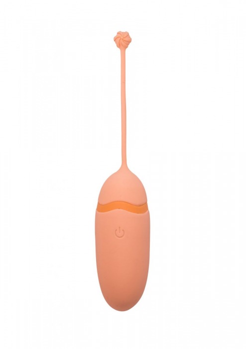 Оранжевое виброяйцо Mata Hari с пультом ДУ - Lola Games