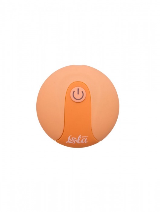 Оранжевое виброяйцо Mata Hari с пультом ДУ - Lola Games