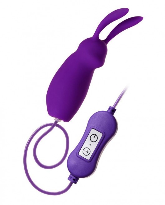 Фиолетовое виброяйцо с пультом управления A-Toys Bunny, работающее от USB - A-toys