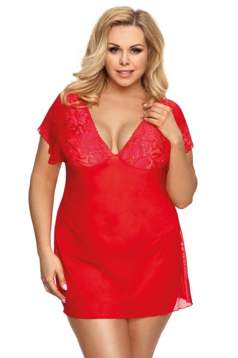 Эффектная коротенькая сорочка Sydney с кружевом - Anais купить с доставкой