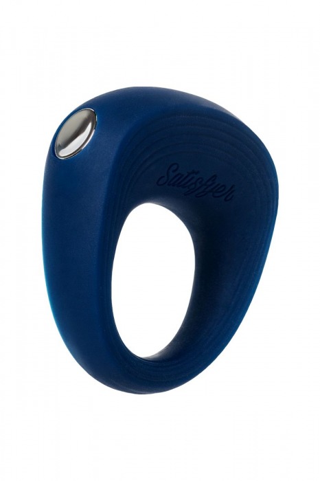 Синее эрекционное кольцо на пенис Satisfyer Ring 2 - Satisfyer - в Новосибирске купить с доставкой