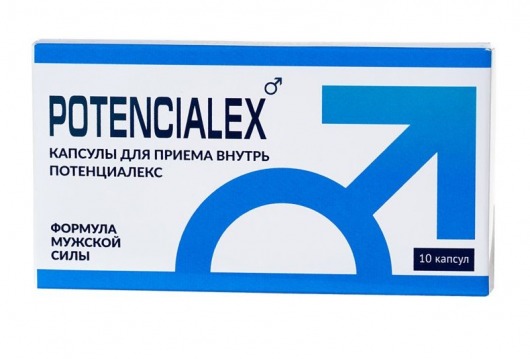 Средство для мужчин Potencialex - 10 капсул - Капиталпродукт - купить с доставкой в Новосибирске