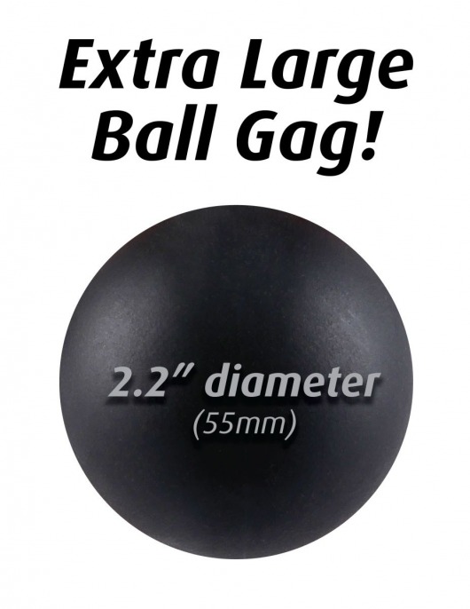 Большой кляп-шарик Extreme Ball Gag - Pipedream - купить с доставкой в Новосибирске