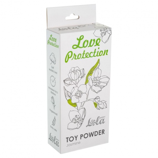 Пудра для игрушек Love Protection с ароматом жасмина - 30 гр. - Lola Games - купить с доставкой в Новосибирске