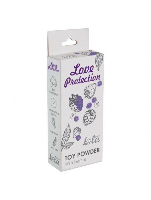Пудра для игрушек Love Protection с ароматом лесных ягод - 15 гр. - Lola Games - купить с доставкой в Новосибирске