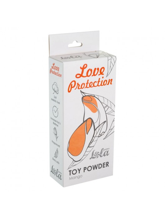 Пудра для игрушек Love Protection с ароматом манго - 30 гр. - Lola Games - купить с доставкой в Новосибирске