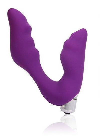 Фиолетовый вибромассажер Сosmo - 12,7 см. - Cosmo