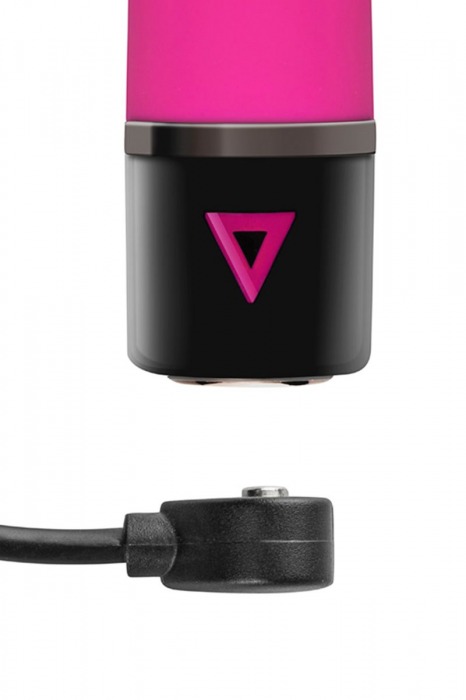 Розовый силиконовый мини-вибратор Lil Swirl - 10 см. - EDC