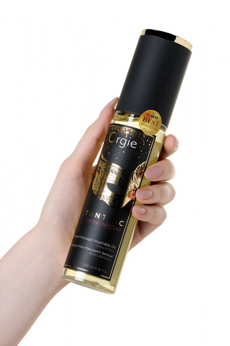 Растительное массажное масло Orgie Tantric Divine Nectar - 200 мл. - ORGIE - купить с доставкой в Новосибирске