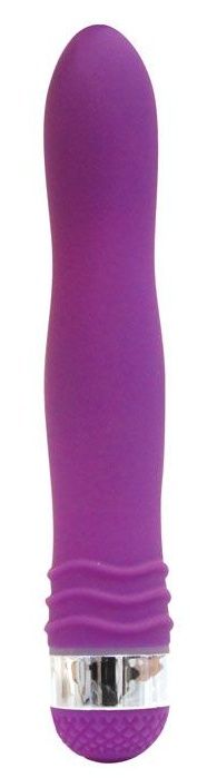 Фиолетовый эргономичный вибратор Sexy Friend - 17,5 см. - Bior toys
