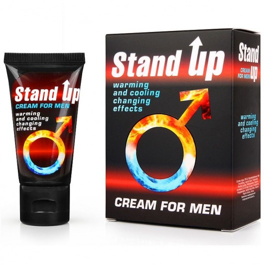 Возбуждающий крем для мужчин Stand Up - 25 гр. - Биоритм - купить с доставкой в Новосибирске