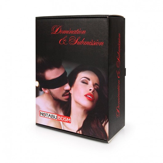 Соблазнительный черно-красный игровой набор БДСМ - Bior toys - купить с доставкой в Новосибирске