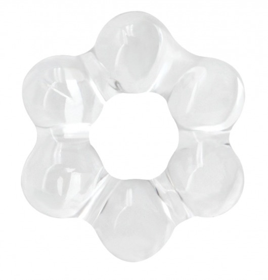 Прозрачное эрекционное кольцо Spinner Ring - NS Novelties - в Новосибирске купить с доставкой