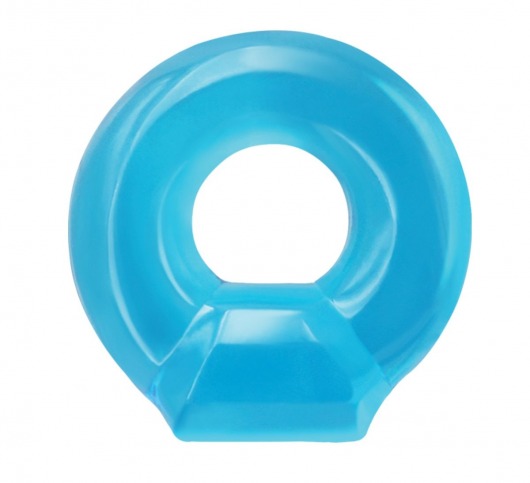 Голубое эрекционное кольцо Drop Ring - NS Novelties - в Новосибирске купить с доставкой