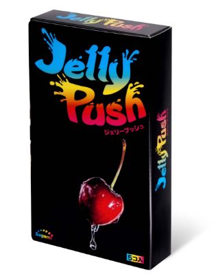 Розовые презервативы Sagami Jelly Push - 5 шт. - Sagami - купить с доставкой в Новосибирске