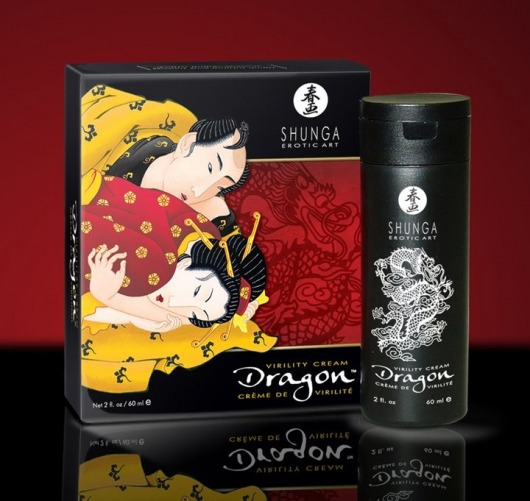 Интимный мужской крем  Дракон - Shunga - купить с доставкой в Новосибирске