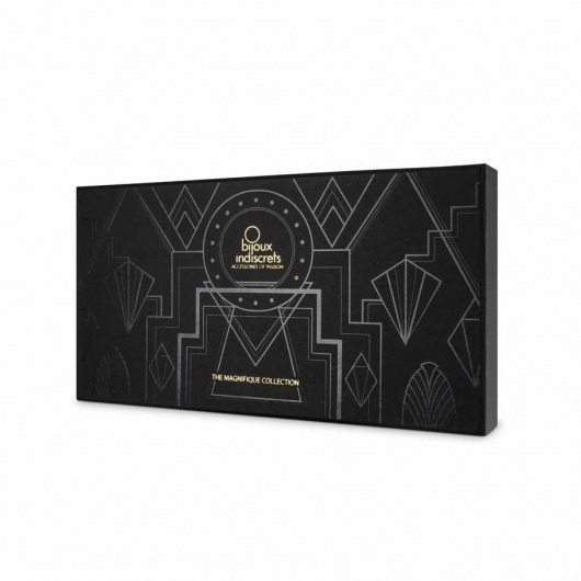 Серебристое украшение в виде плети MAGNIFIQUE NECKLACE WHIP - Bijoux Indiscrets купить с доставкой