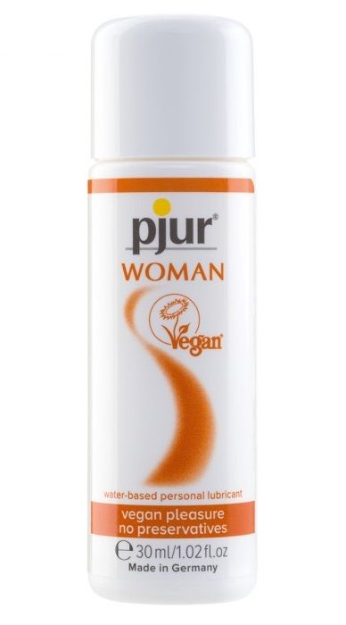 Лубрикант pjur WOMAN Vegan на водной основе - 30 мл. - Pjur - купить с доставкой в Новосибирске