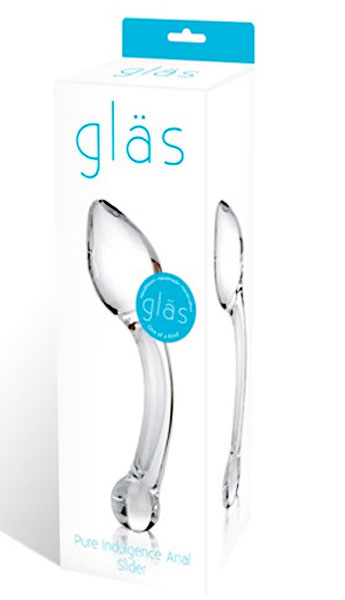 Прозрачная капля для массажа простаты Pure Slider - Glas - в Новосибирске купить с доставкой