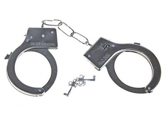 Металлические наручники с регулируемыми браслетами - Сима-Ленд - купить с доставкой в Новосибирске