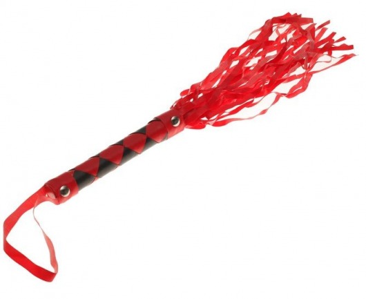 Красно-черная плеть с ромбами на ручке - 42 см. - Сима-Ленд - купить с доставкой в Новосибирске