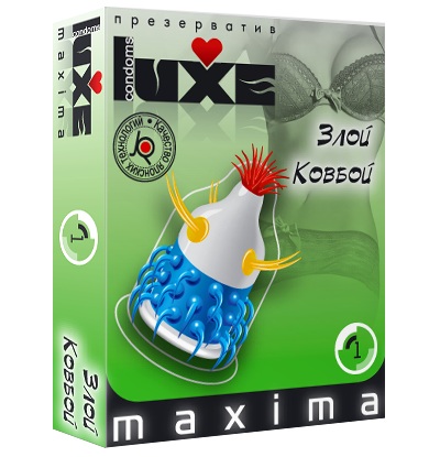 Презерватив LUXE Maxima  Злой Ковбой  - 1 шт. - Luxe - купить с доставкой в Новосибирске