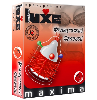 Презерватив LUXE Maxima  Французский связной  - 1 шт. - Luxe - купить с доставкой в Новосибирске