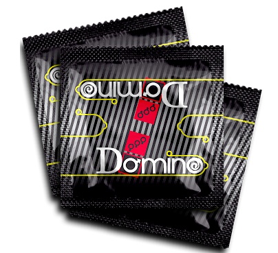 Ароматизированные презервативы Domino Karma - 3 шт. - Domino - купить с доставкой в Новосибирске