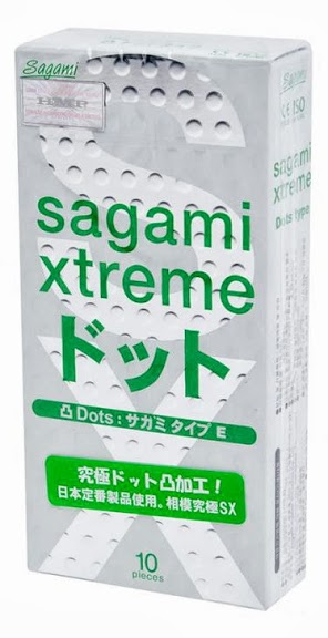 Презервативы Sagami Xtreme Type-E с точками - 10 шт. - Sagami - купить с доставкой в Новосибирске