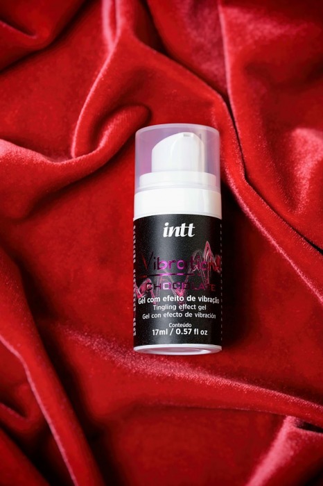 Жидкий массажный гель VIBRATION Chocolate с шоколадным ароматом и эффектом вибрации - 17 мл. - INTT - купить с доставкой в Новосибирске