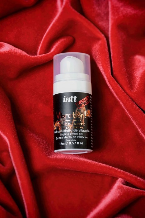 Жидкий массажный гель VIBRATION Dulce de Leche с ароматом сгущенного молока и эффектом вибрации - 17 мл. - INTT - купить с доставкой в Новосибирске