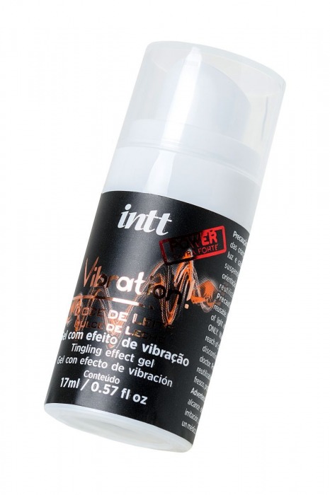 Жидкий массажный гель VIBRATION Dulce de Leche с ароматом сгущенного молока и эффектом вибрации - 17 мл. - INTT - купить с доставкой в Новосибирске