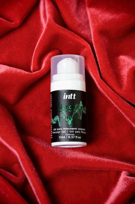 Жидкий массажный гель VIBRATION Mint с ароматом мяты и эффектом вибрации - 17 мл. - INTT - купить с доставкой в Новосибирске