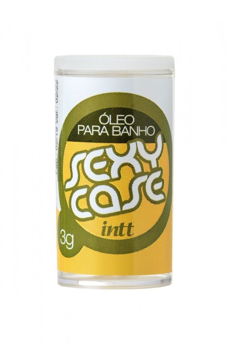 Масло для ванны и массажа SEXY CASE с возбуждающим ароматом - 2 капсулы (3 гр.) - INTT - купить с доставкой в Новосибирске