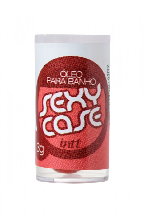 Масло для ванны и массажа SEXY CASE с цветочно-древесным ароматом - 2 капсулы (3 гр.) - INTT - купить с доставкой в Новосибирске