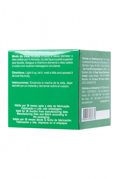 Массажная свеча для поцелуев Mint с ароматом мяты - 30 гр. - INTT - купить с доставкой в Новосибирске