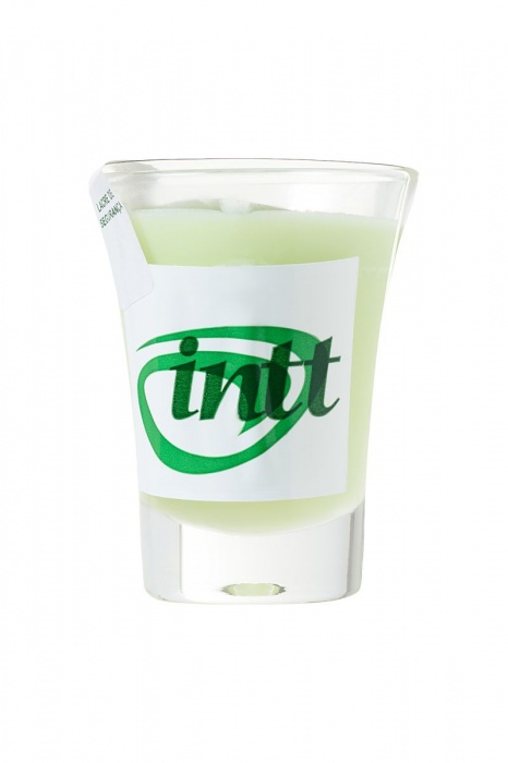 Массажная свеча для поцелуев Mint с ароматом мяты - 30 гр. - INTT - купить с доставкой в Новосибирске