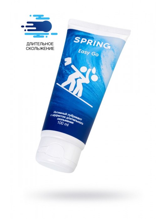 Интимный лубрикант с длительным скольжением Spring Easy Go - 100 мл. - SPRING - купить с доставкой в Новосибирске