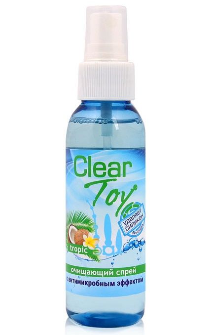 Очищающий спрей для игрушек CLEAR TOY Tropic - 100 мл. - Биоритм - купить с доставкой в Новосибирске