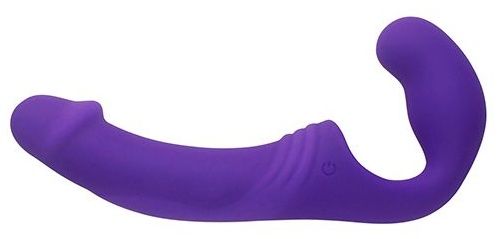 Фиолетовый безремневой вибрострапон - 21,5 см. - Howells - купить с доставкой в Новосибирске