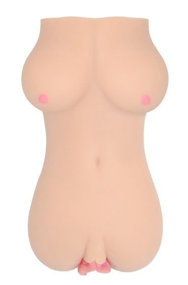 Телесный мастурбатор-вагина Clara OnaHole с имитацией груди - KOKOS - в Новосибирске купить с доставкой