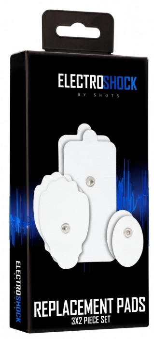 Набор из 6 электронакладок Replacement Pads - Shots Media BV - купить с доставкой в Новосибирске