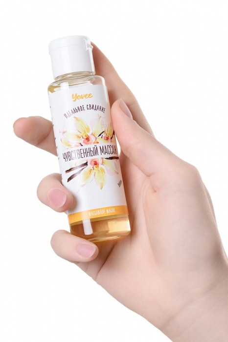 Масло для массажа «Чувственный массаж» с ароматом ванили - 50 мл. - ToyFa - купить с доставкой в Новосибирске